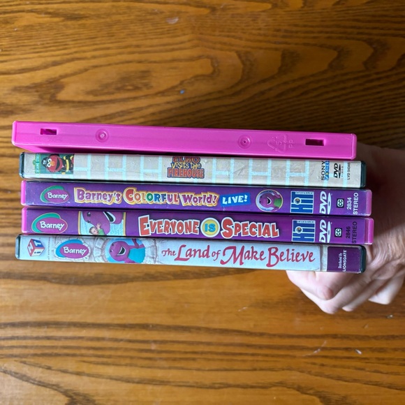 4 Barney DVDs & 1 Elmo DVD-Make Believe Colorful World Springtime Fun Special - Picture 3 of 9